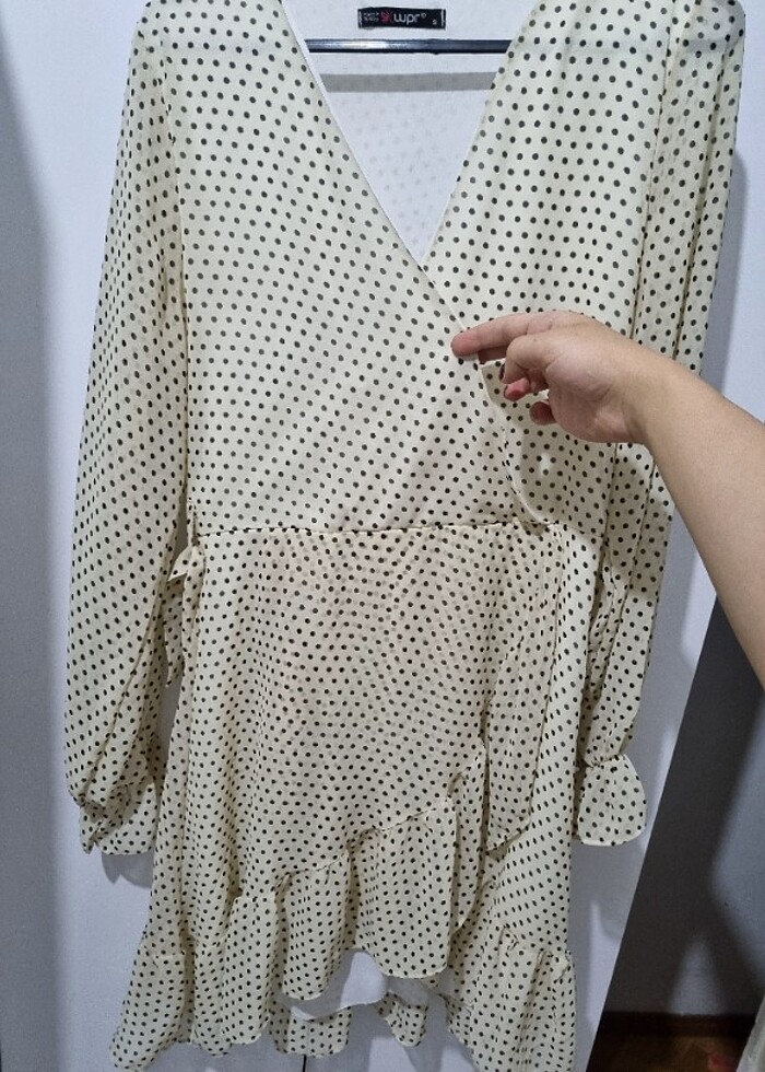 Puantiyeli elbise - Görsel 2