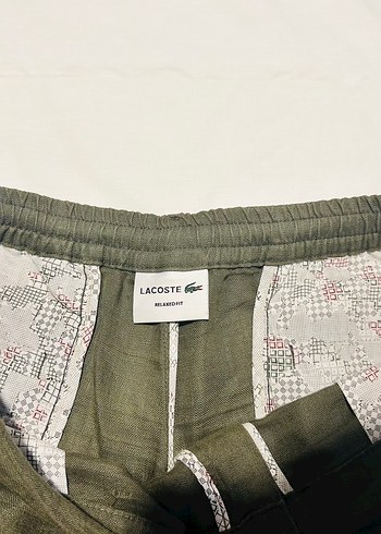 LACOSTE Keten Rahat Kesim Şort - Görsel 3