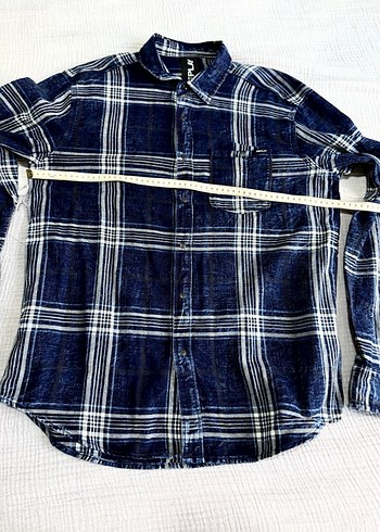 REPLAY Lacivert Ekose Uzun Kollu Gömlek - Görsel 2