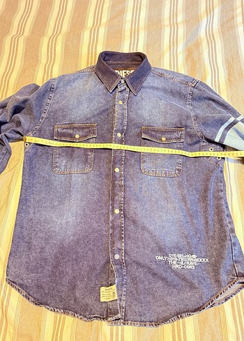 Diesel Erkek  Lacivert Denim Gömlek Uzun Kollu - Görsel 2
