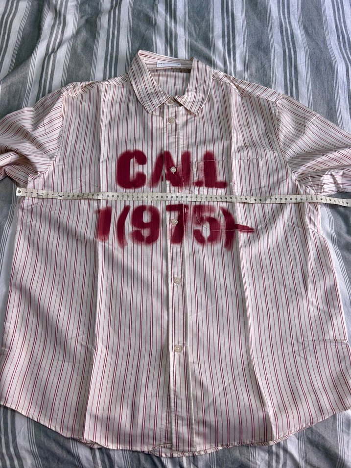 ZARA Düğmeli, Baskılı, Uzun Kollu Erkek Gömlek - Görsel 4