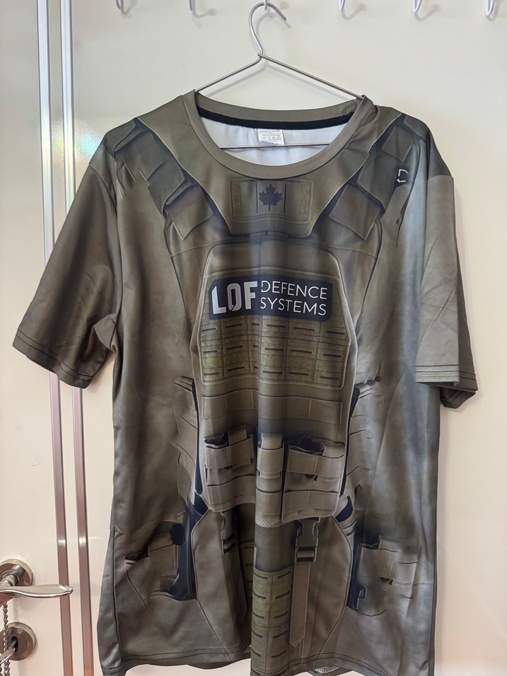 LOF Defence Systems Baskılı Erkek Tişört - Görsel 4