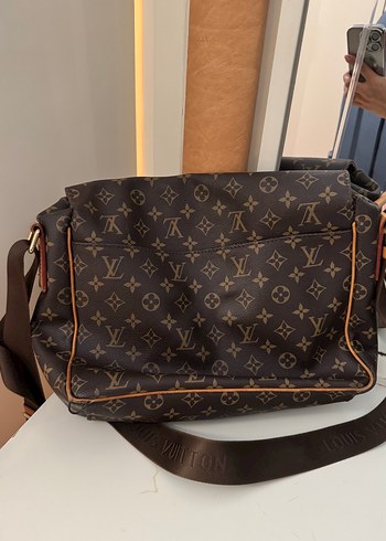 Kahverengi Deri Tokalı Kadın Çapraz Çanta - Görsel 6