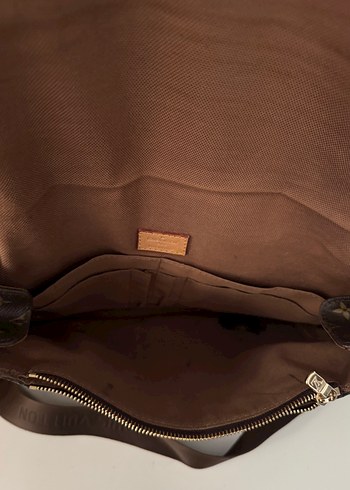 Kahverengi Deri Tokalı Kadın Çapraz Çanta - Görsel 4