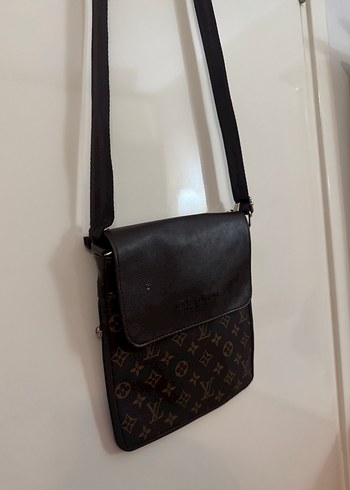 Kahverengi Deri Kadın Çapraz Çanta - Görsel 2