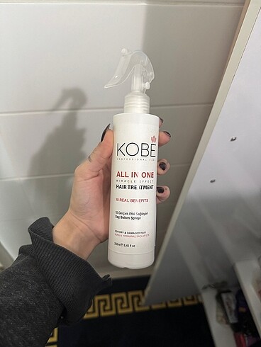 Sadece 1 kere denedim Kobe All In One saç spreyi 250 ml   1.Kuru - Görsel 9