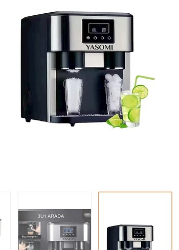 Yasomi su sebili ve buz makinasi
