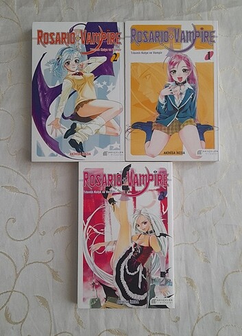 Rosario Vampire 1-3 Manga Türkçe