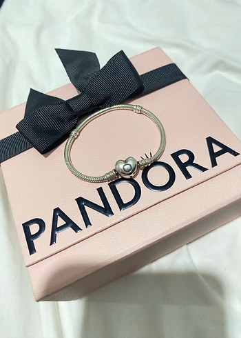 Pandora Pembe Kurdele Detaylı Bileklik - Görsel 5