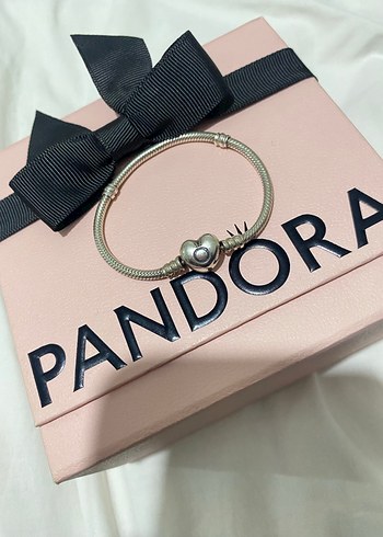 Pandora Pembe Kurdele Detaylı Bileklik - Görsel 4