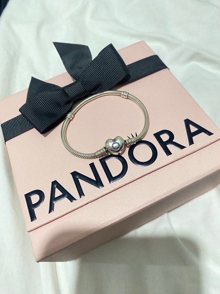 Pandora Pembe Kurdele Detaylı Bileklik - Görsel 5