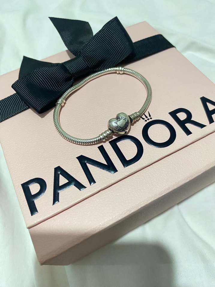 Pandora Pembe Kurdele Detaylı Bileklik - Görsel 2