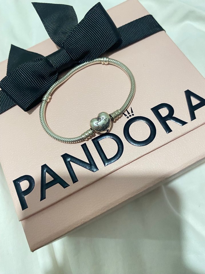 Pandora Pembe Kurdele Detaylı Bileklik - Görsel 3