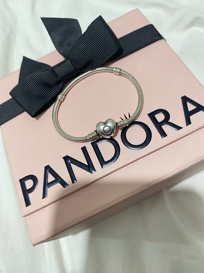 Pandora Pembe Kurdele Detaylı Bileklik - Görsel 4