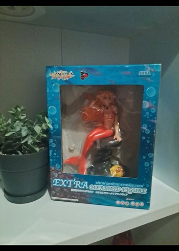 Asuka langley mermaid figür orjinal evangelion