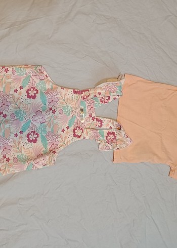 Kız Çocuk Çok Renkli Bohem Desenli Kolsuz Bluz - Görsel 2