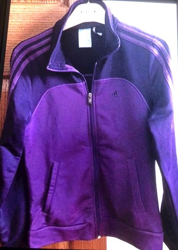 Adidas Mor Fermuarlı Kadın Spor Ceket