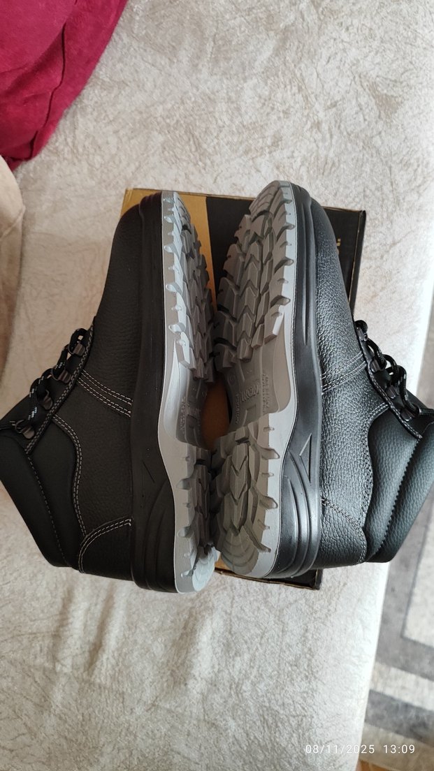 Siyah Bağcıklı Erkek Kauçuk Bot - Görsel 5