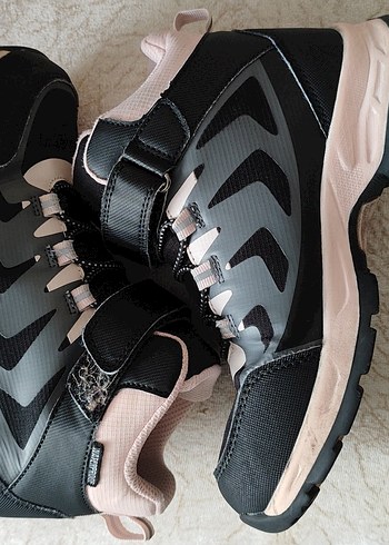 Gri Kız Çocuk Street Wear Bot - Görsel 2