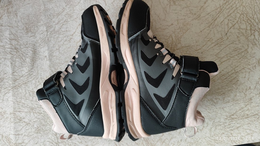 Gri Kız Çocuk Street Wear Bot - Görsel 4