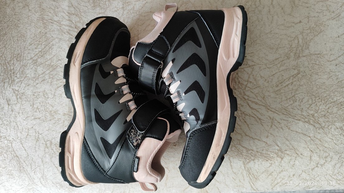 Gri Kız Çocuk Street Wear Bot - Görsel 2