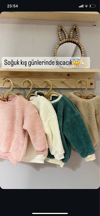18-24 Ay Beden Pamuklu puf sweat 