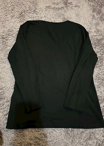 Kız Çocuk Siyah Mickey Mouse Baskılı pijama üstü - Görsel 3