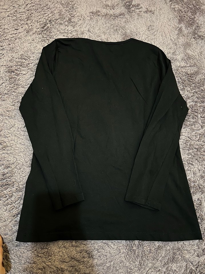 Kız Çocuk Siyah Mickey Mouse Baskılı pijama üstü - Görsel 3