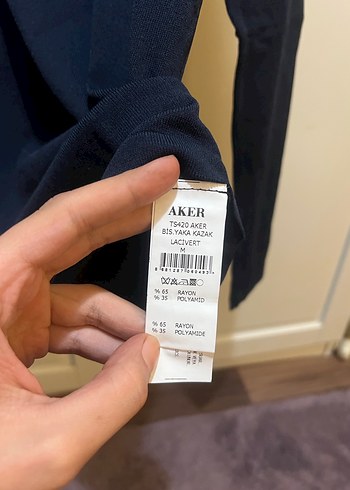 Uzun Kollu Kadın Kazak - Görsel 2