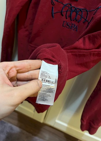 Erkek Polo Kapüşonlu Uzun Kollu Sweatshirt - Görsel 3