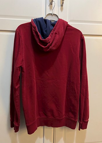 Erkek Polo Kapüşonlu Uzun Kollu Sweatshirt - Görsel 5