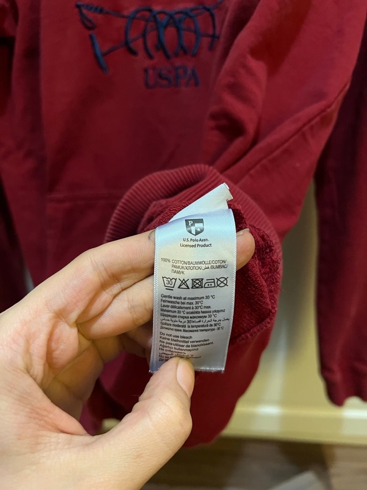 Erkek Polo Kapüşonlu Uzun Kollu Sweatshirt - Görsel 2