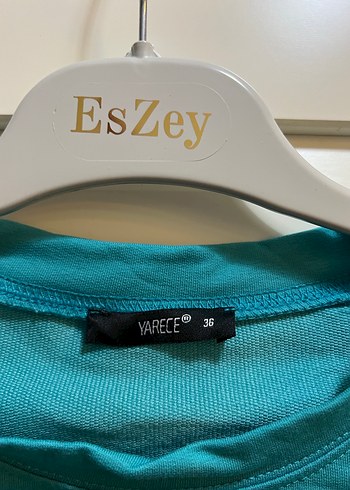 Turkuaz Kadın Oversize Sweatshirt - Görsel 3