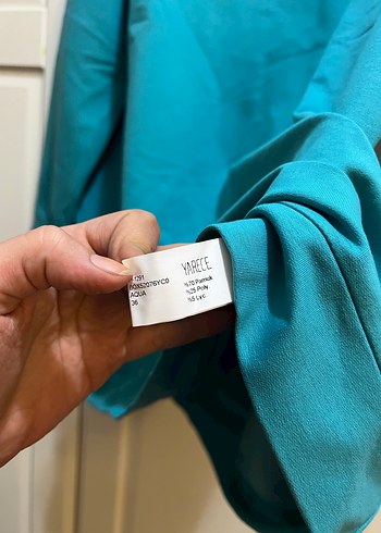 Turkuaz Kadın Oversize Sweatshirt - Görsel 4