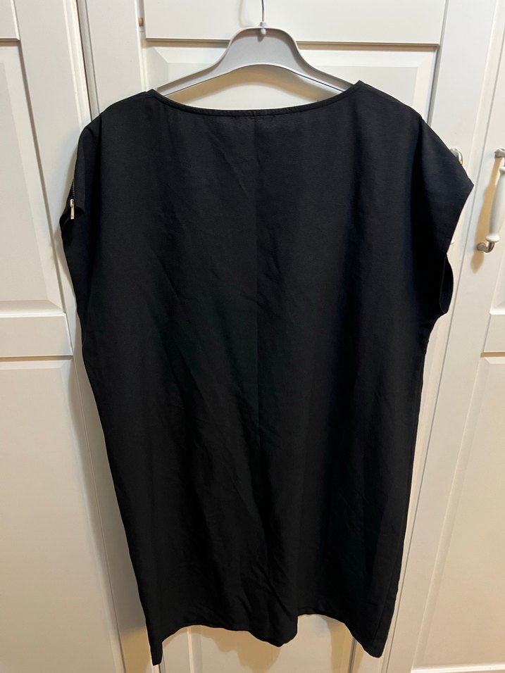 siyah büyük beden kadın elbise - Görsel 3