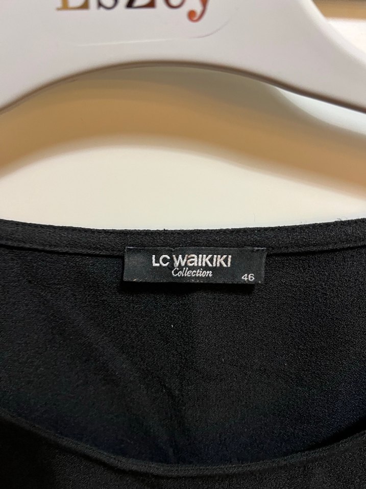 siyah büyük beden kadın elbise - Görsel 2