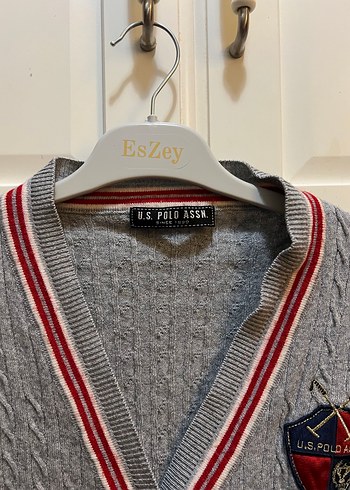 Nakışlı Örgü Gri Kadın Hırka - Görsel 2