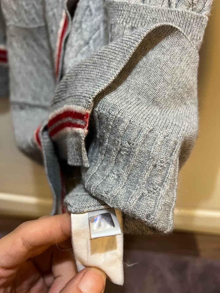 Nakışlı Örgü Gri Kadın Hırka - Görsel 5