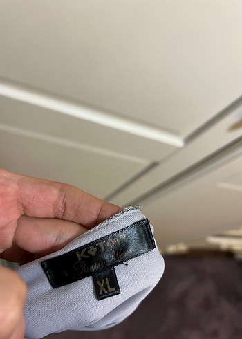 Drapeli Gri Midi Kokteyl Elbisesi - Görsel 4