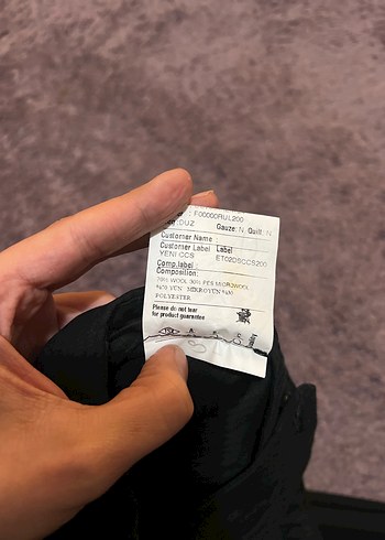 erkek kumaş pantolon takım elbise için - Görsel 7