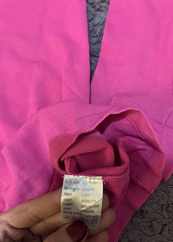 Tiffany Fuşya V Yakalı Kadın Bluz - Görsel 3