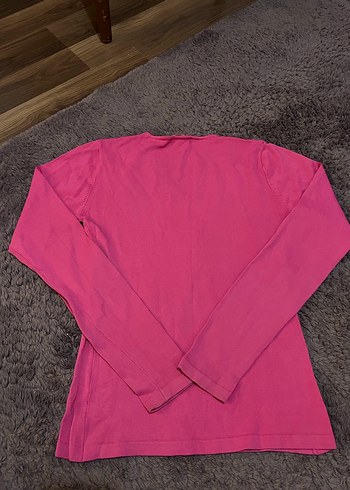 Tiffany Fuşya V Yakalı Kadın Bluz - Görsel 4