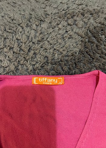 Tiffany Fuşya V Yakalı Kadın Bluz - Görsel 2