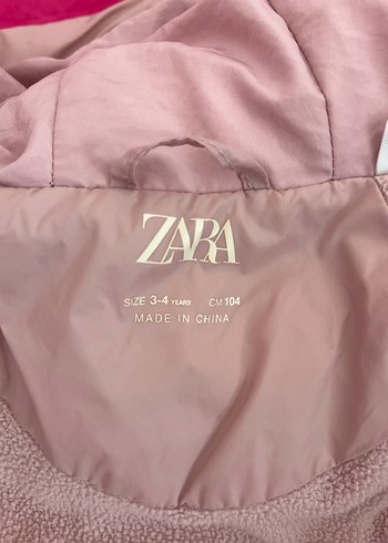 Düğmeli Pembe Kız Çocuk Mont - Görsel 5