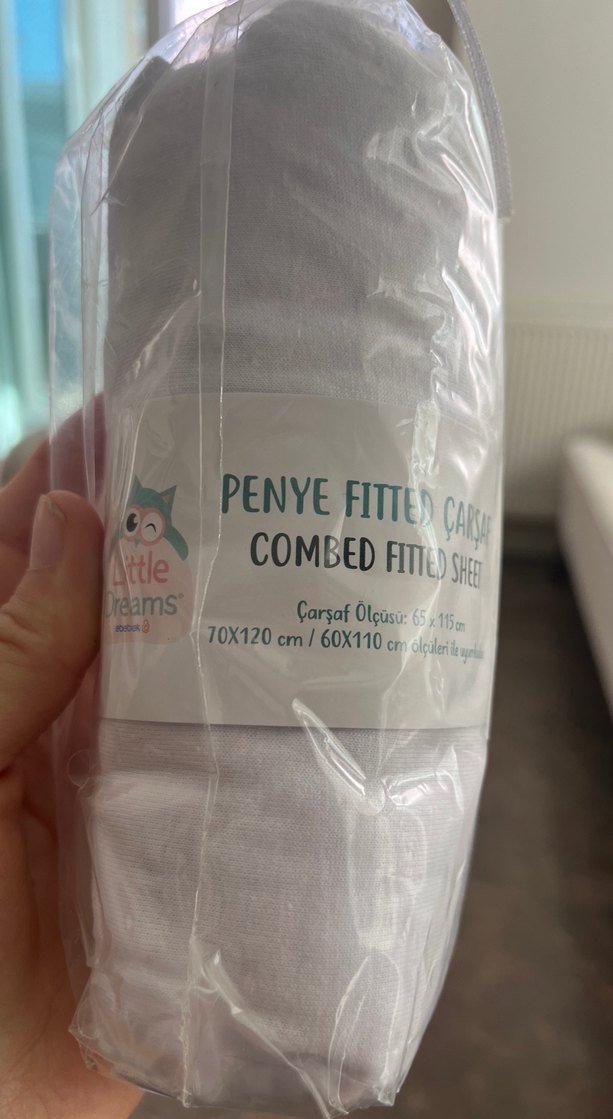 Beyaz Pamuklu Penye Lastikli Çarşaf - Görsel 2