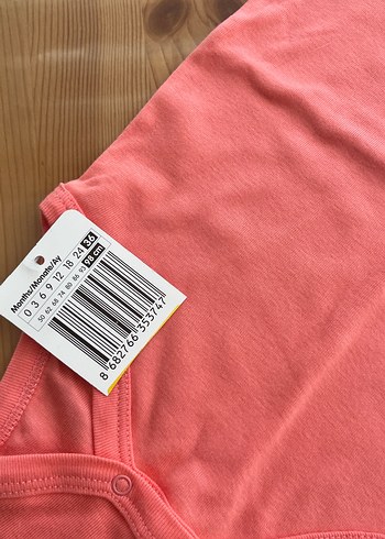 Kısa Kollu Pembe Bebek Kız Body - Görsel 3