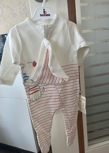 Beyaz Uzun Kollu Bebek Kız Body - Görsel 2