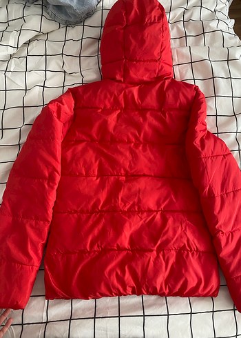 Twist Kırmızı şişme mont - Görsel 3