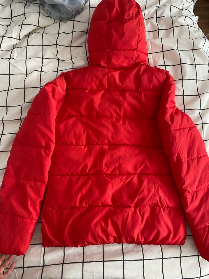 Twist Kırmızı şişme mont - Görsel 3