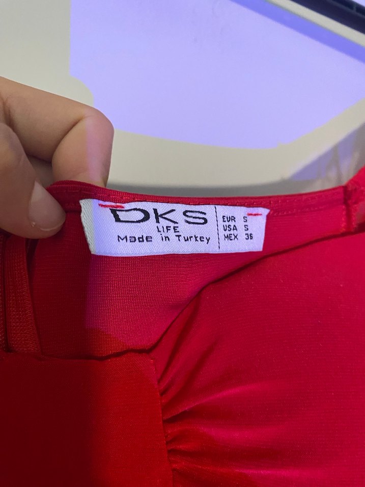 Kırmızı  abiye - Görsel 5